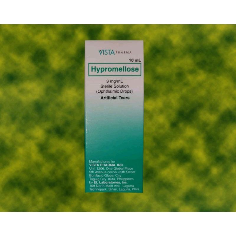 Hypromellose Eyedrops (VISTA PHARMA) 10mL Shopee Philippines