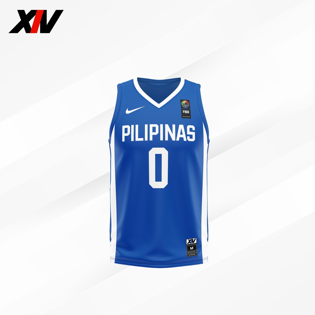 Gilas Pilipinas Blue Asia Cup BASKETBALL JERSEY FREE CUSTOMIZE OF NAME