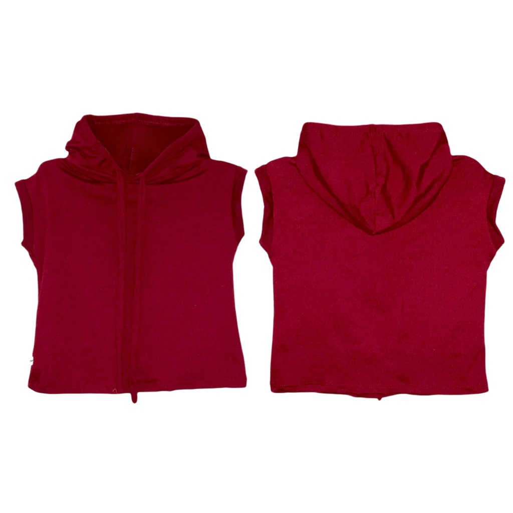 Unisex Kids Sleeveless Hoodie Minimalist Kids Fashion Casual wear