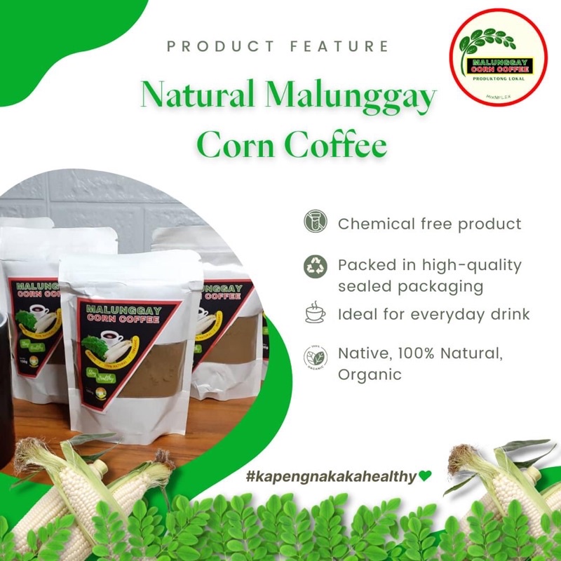 MALUNGGAY CORN COFFEE 100g Shopee Philippines