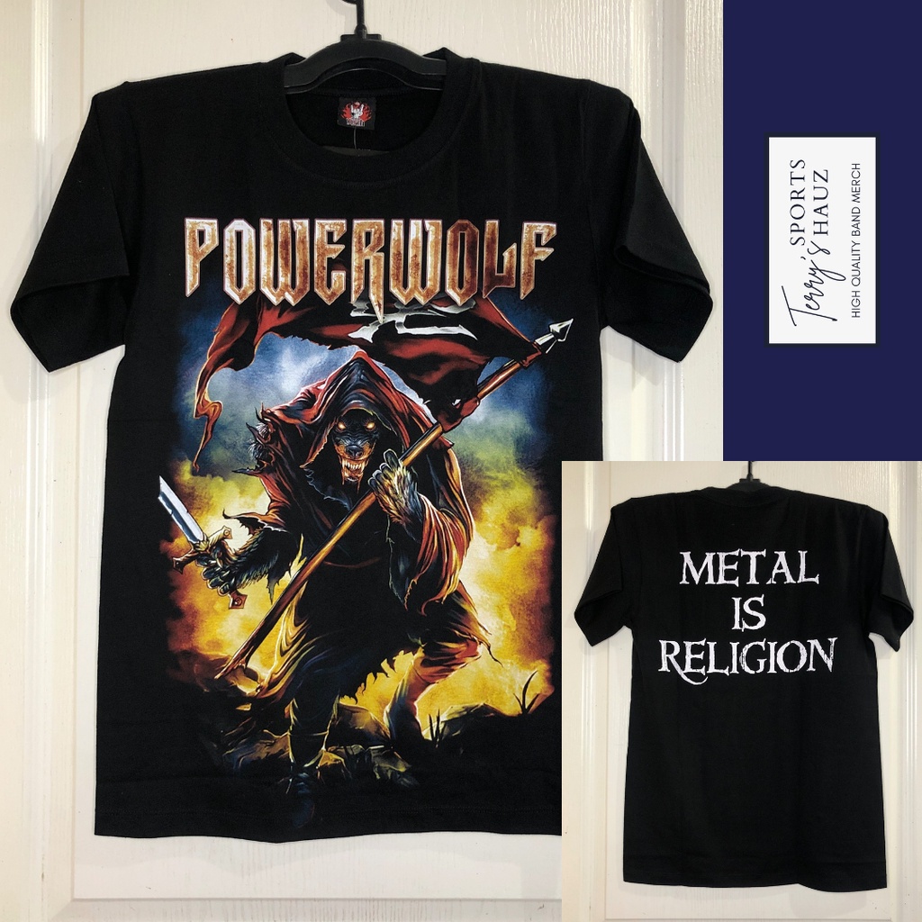 POWERWOLF ROCK YEAH BAND SHIRTS ASSORTED DESIGNS | Shopee Philippines