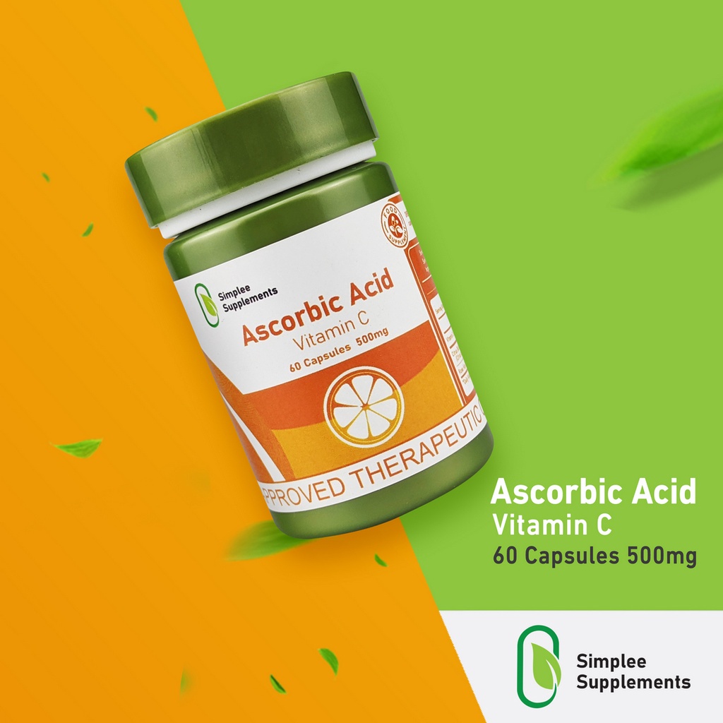 Simplee Ascorbic Acid/Vitamin C Capsule Supplement Shopee Philippines