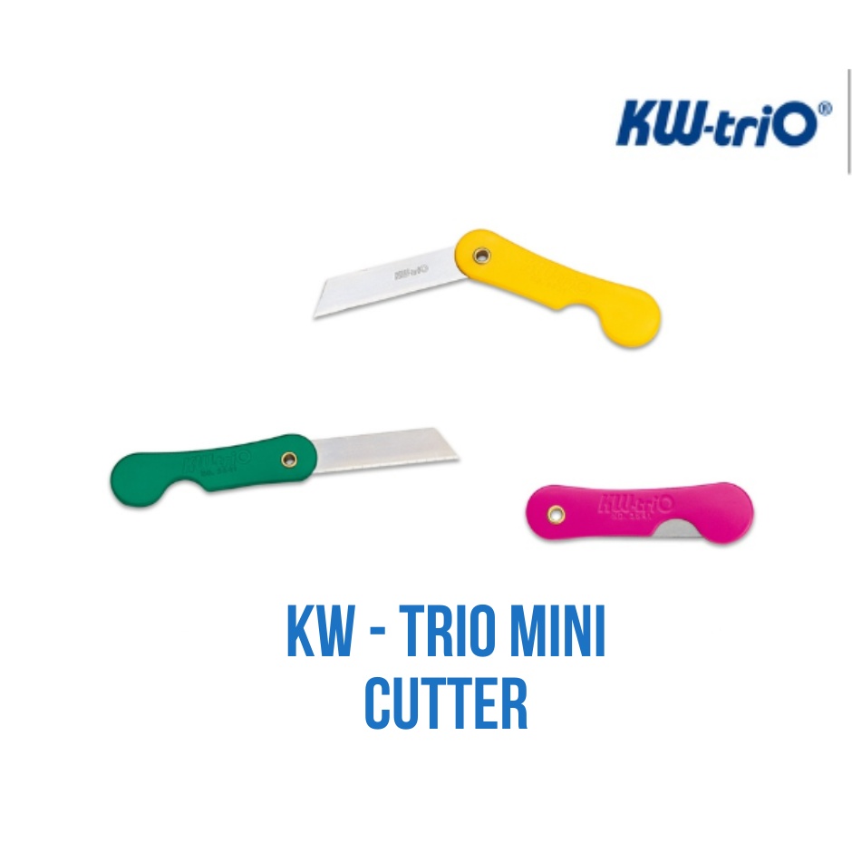 Kw - Trio Mini Package Cutter Foldable 12mm | Shopee Philippines