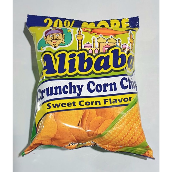 Alibaba Crunchy Corn Chips 30g | Shopee Philippines