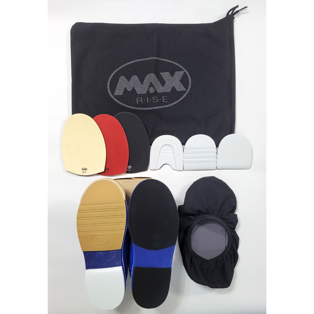 Max Rise T-1 Black Bowling Shoes Replaceable Slide Sole and Heel ...