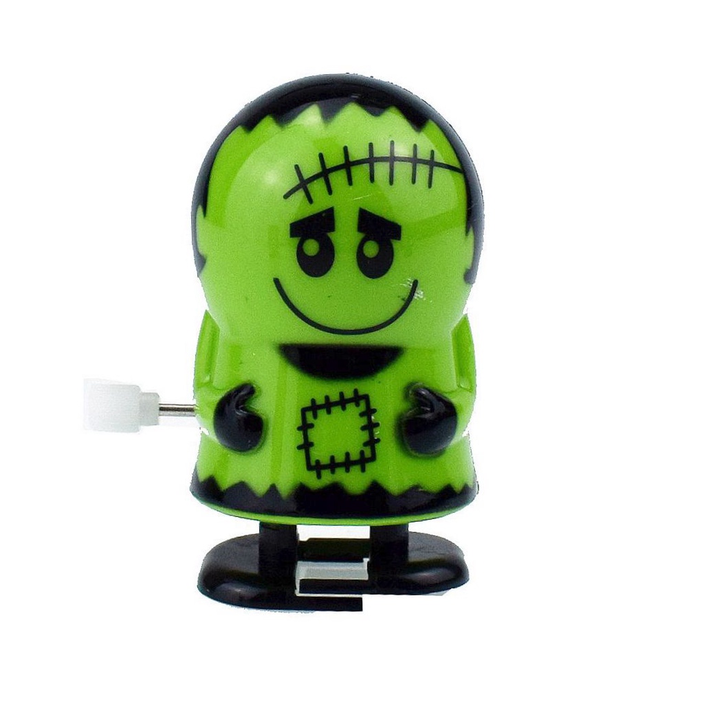 Novelty Funny Clockwork Up Chain Jumping Teeth Ghost Pumpkin Skeleton Zombie Halloween Small Gift Toy