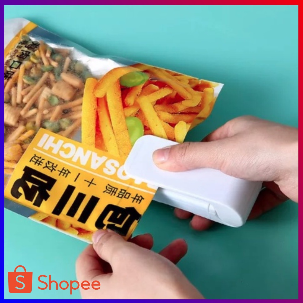 1PC Portable Mini Sealer Snack Plastic Bag Sealing Machine Home Hand
