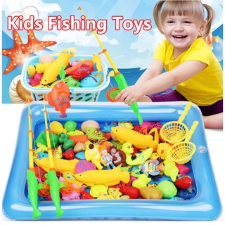 40pcs water toys for kids fishing toys catching fish best toys