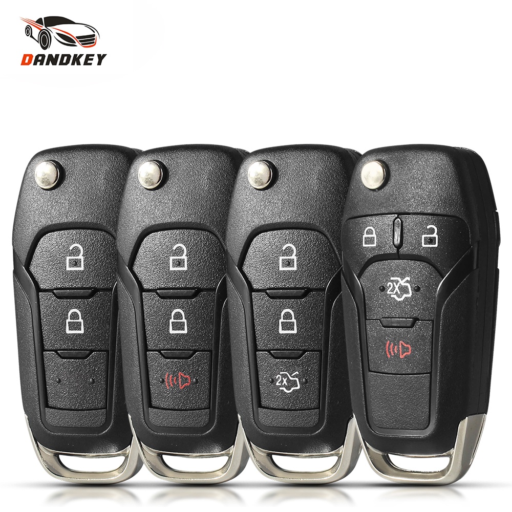 2/3/4 Button Flip Foldable Car Key Protector Cover for Ford Focus ...