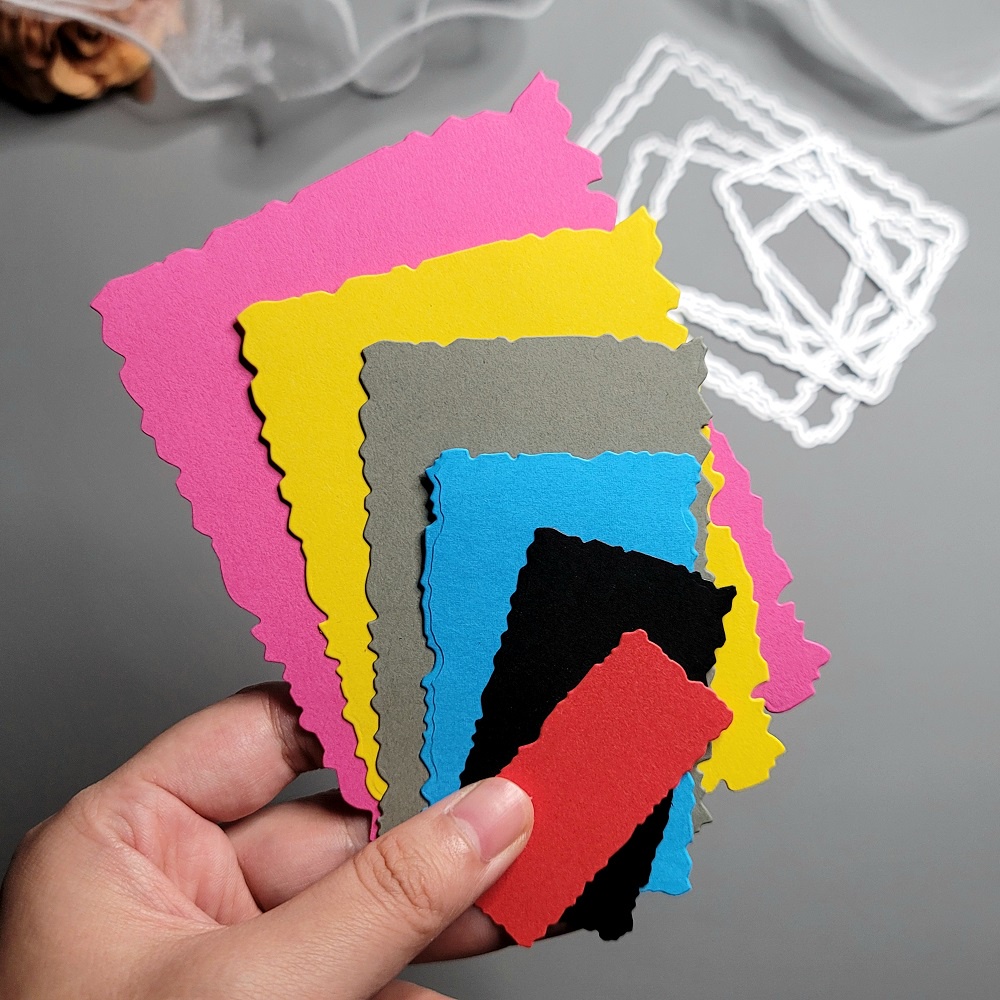 6PC Lace Frame Metal Cutting Dies Paper Embossing Stencil Scrapbooking ...