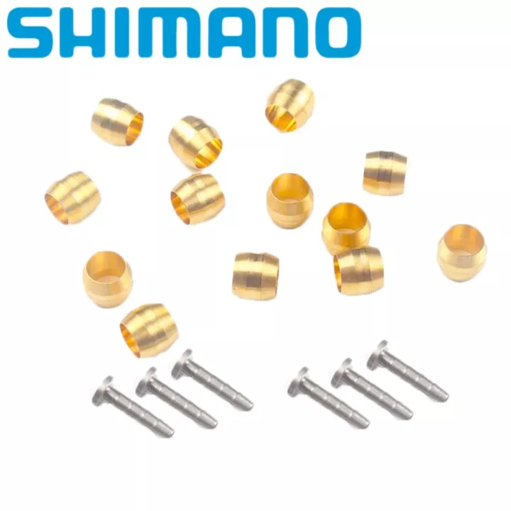 Dioche Oliven & Barb Einsätze Für Hydraulische Bremsen – 10er-Set Aus Kupfer (gold), Für Fahrrad-Bremsschlauch-Reparatur