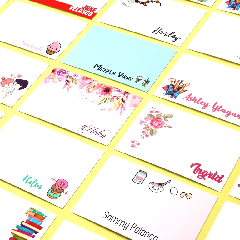 [GIFT CARDS] Personalized All Occasions Gift Tag Note Card 20pcs|50pcs ...