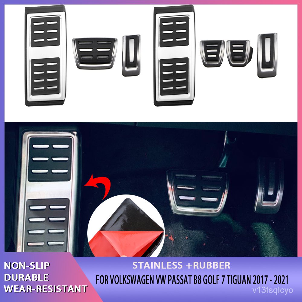 Auto Car Pedals Foot Fuel Brake Clutch Cover for Volkswagen VW Passat