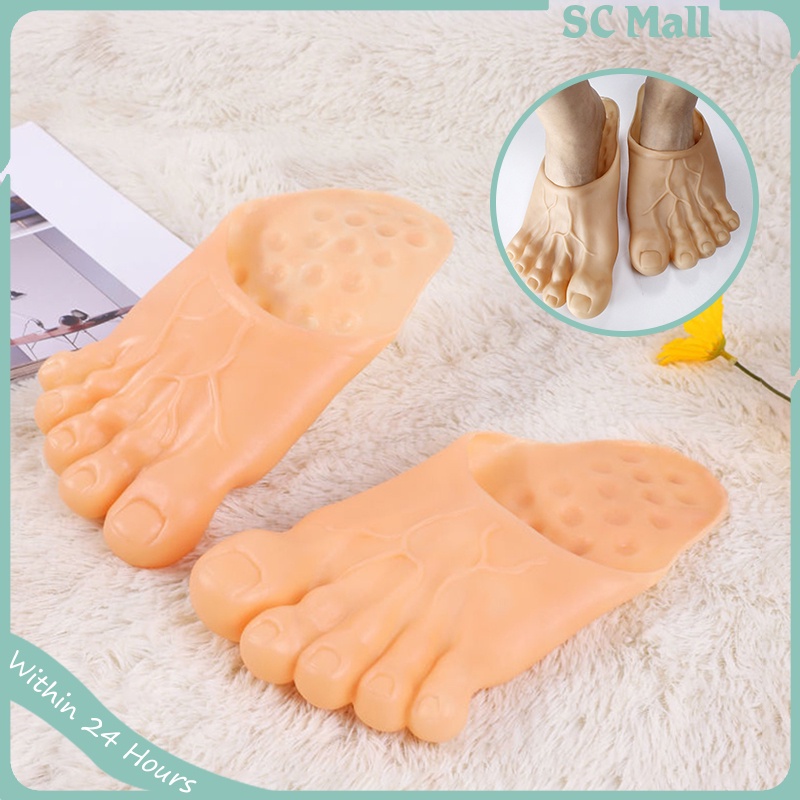 Hulk Slippers Funny Big Toe Slippers Creativity Simulation Barefoot