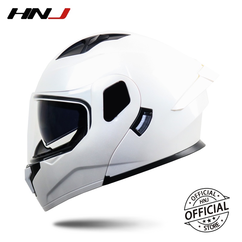 HNJ 601 Modular Dual Visor Helmet Full Face Helmet for Motorcycle Men and  Women With ICC Original
