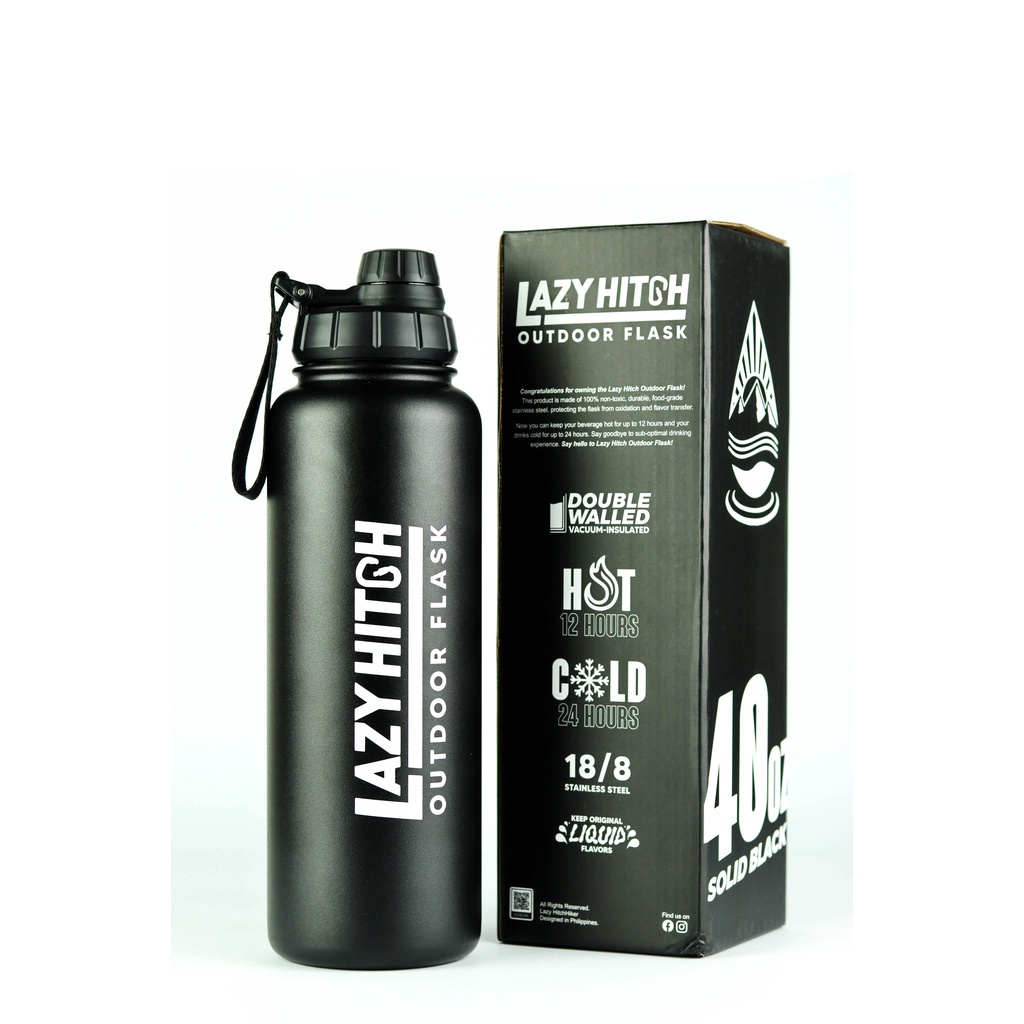 LAZY HITCH - OUTDOOR FLASK 40oz | Shopee Philippines