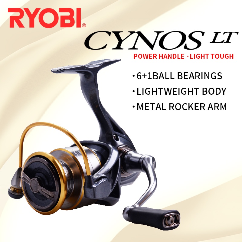 NEW RYOBI CYNOS LT Spinning Fishing Reels 2000-4000HP 6+1BB Light