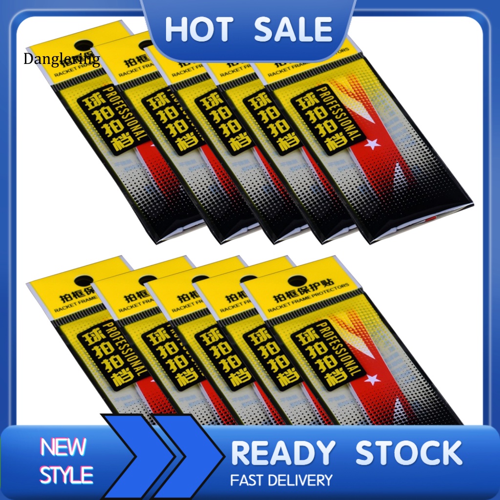 DL 10Pcs Multi Colors Racket Head Stickers for Sport Anti Corrosion ...