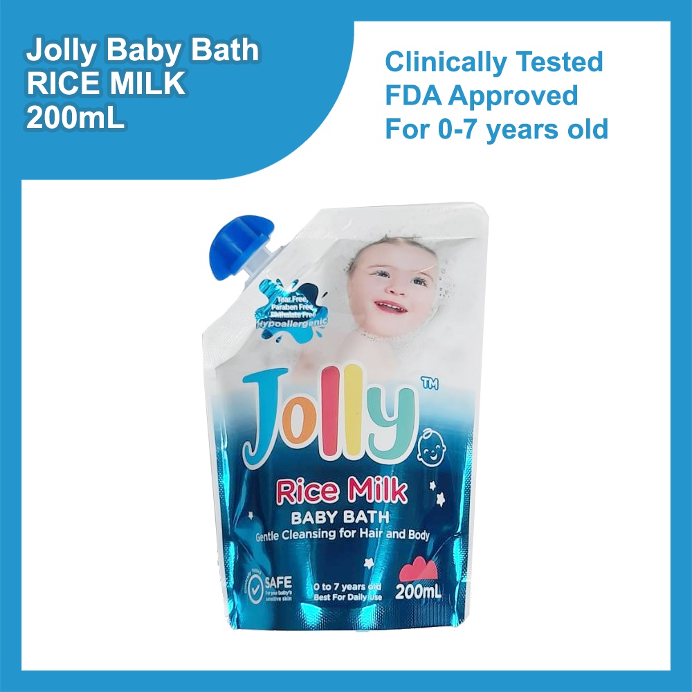 Jolly Rice Milk Baby Bath 200 ml Shopee Philippines