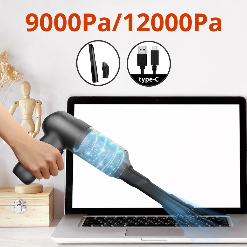 12000pa Wireless Car Vacuum Cleaner Blower Cordless Handheld Vacuum