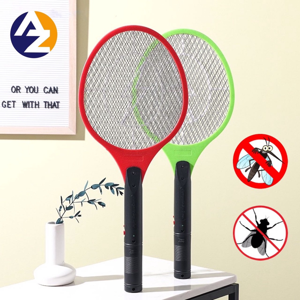 AZ Mosquito Swatter Killer with Flashlight Ecolum Tennis Racket Kill ...