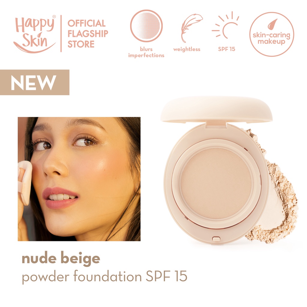 Happy Skin Off Duty Powder Foundation | Shopee Philippines