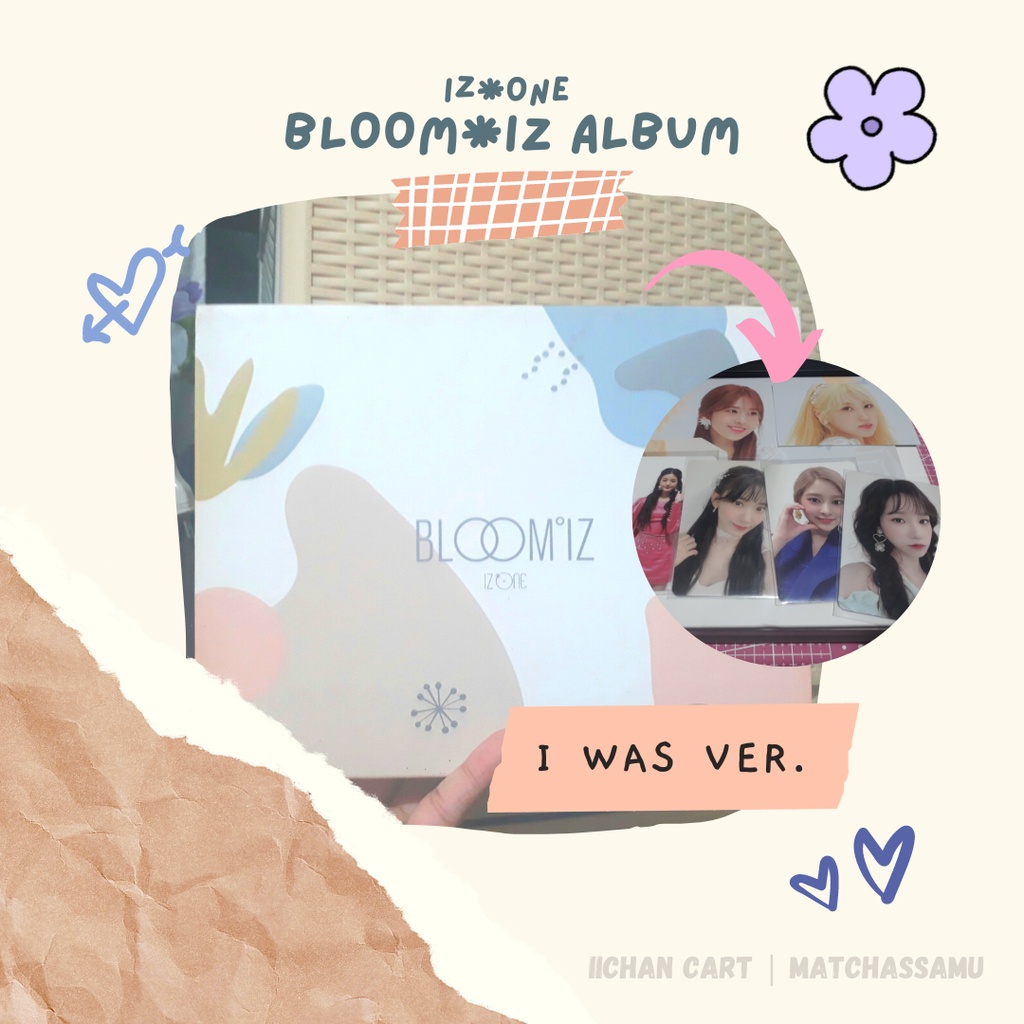 IZONE BLOOMIZ I WAS [UNSEALED ALBUM WITH INCLUSIONS] | Shopee Philippines