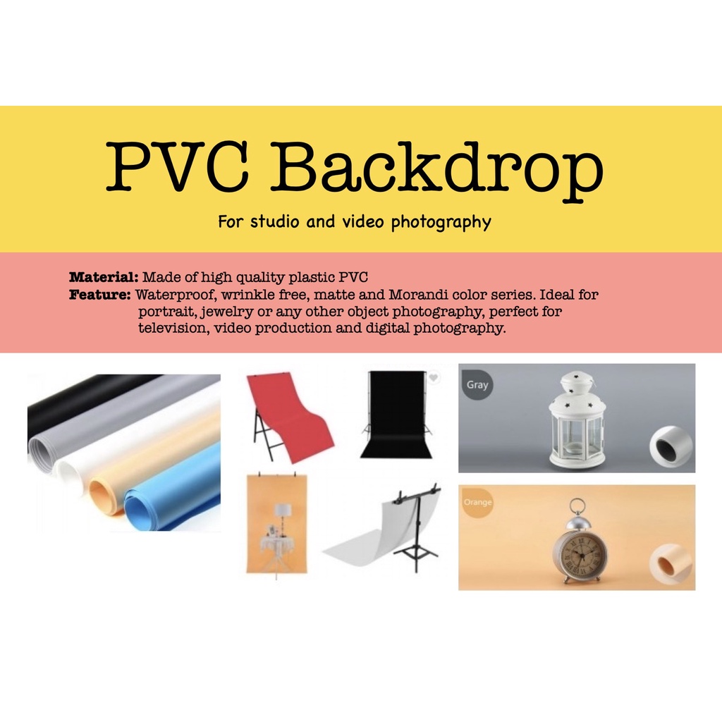 PVC Washable Backdrop Background 150x200cm | Shopee Philippines