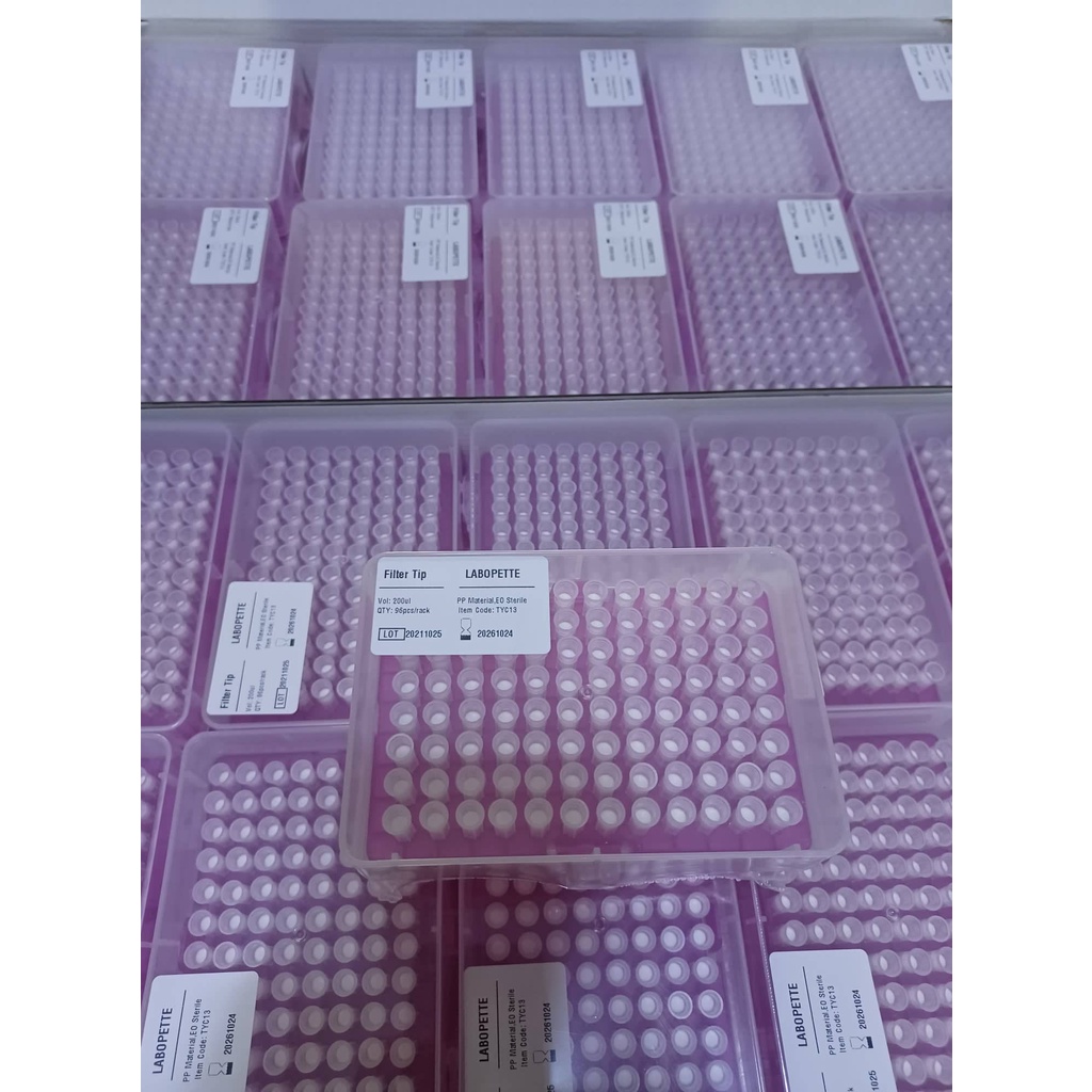 (WANTLAB) Pipette tip Sterile with rack 96pcs/box | Shopee Philippines