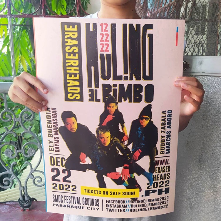 Eraserheads Eheads Eraserhead Band Huling El Bimbo Concert Poster ...