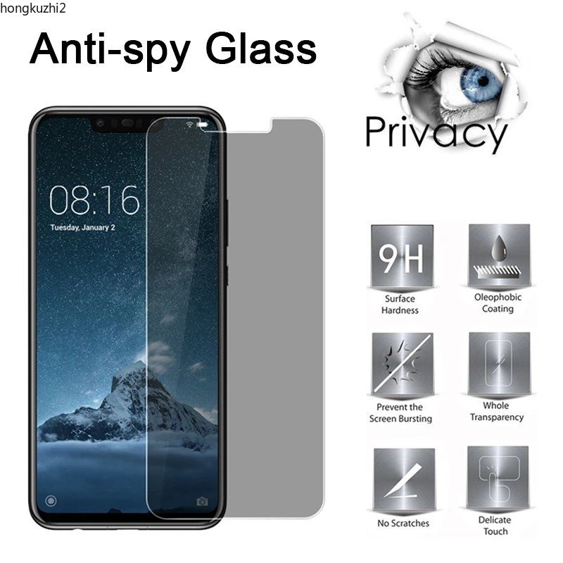 Vetro Temperato 2.5D Per Huawei Y5 2019: Protezione Schermo 9H, Anti-impronta, Bordo Nero