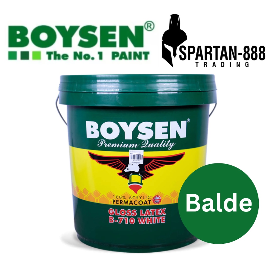 Boysen Gloss Latex White Concrete wall paint Shopee Philippines