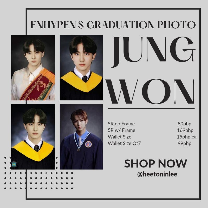ENHYPEN GRADUATION PIC 5R (NO FRAME) Shopee Philippines