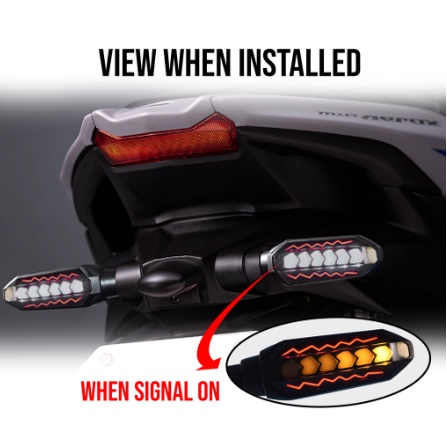 HONDA CLICK / ADV 150 LED RUNNING SIGNAL LIGHT / IDLE HAZZARD INDICATOR ...