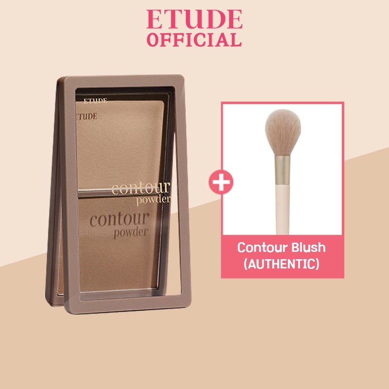ETUDE Contour Powder & brush SET 10g 6F!L Shopee Philippines