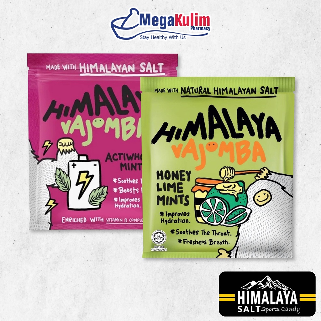 Himalaya Vajomba Actiwhoosh Mints/ Honey Lime Mints 15g | Shopee ...