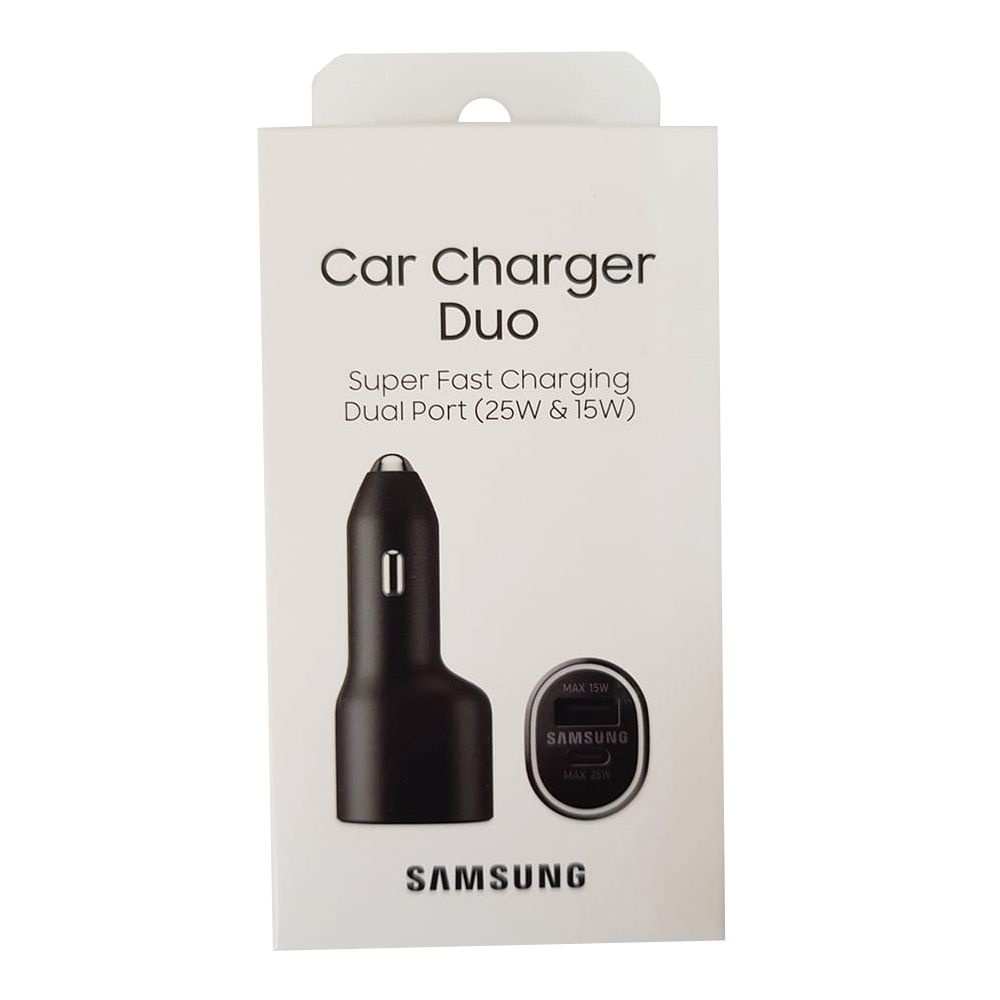 Samsung EP-L4020NBEGWW Car Charger Duo L4020 - Super Fast Charging (25W ...