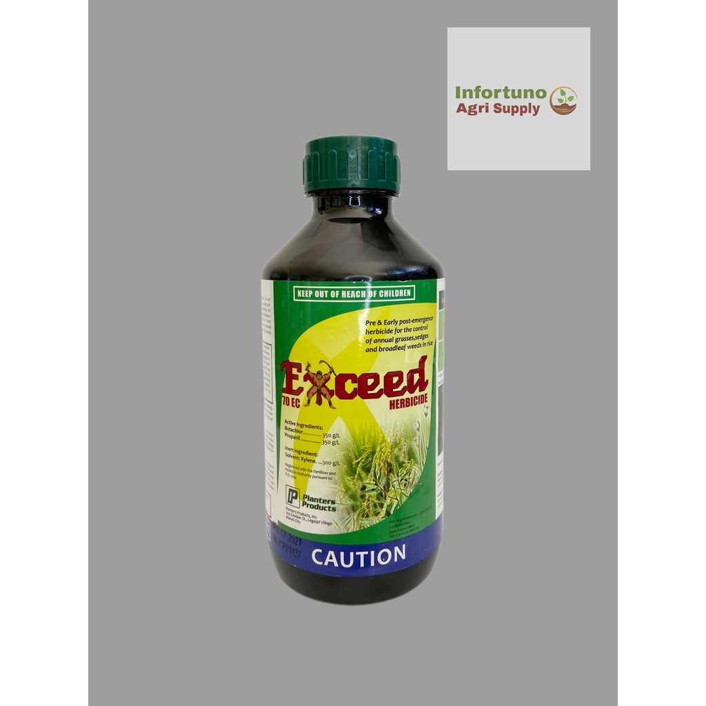 Planters Exceed 70 EC Herbicide (1 Liter) Shopee Philippines