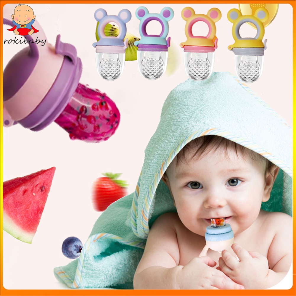Rokibaby fruit and vegetable pacifier cute complementary food feeder ...