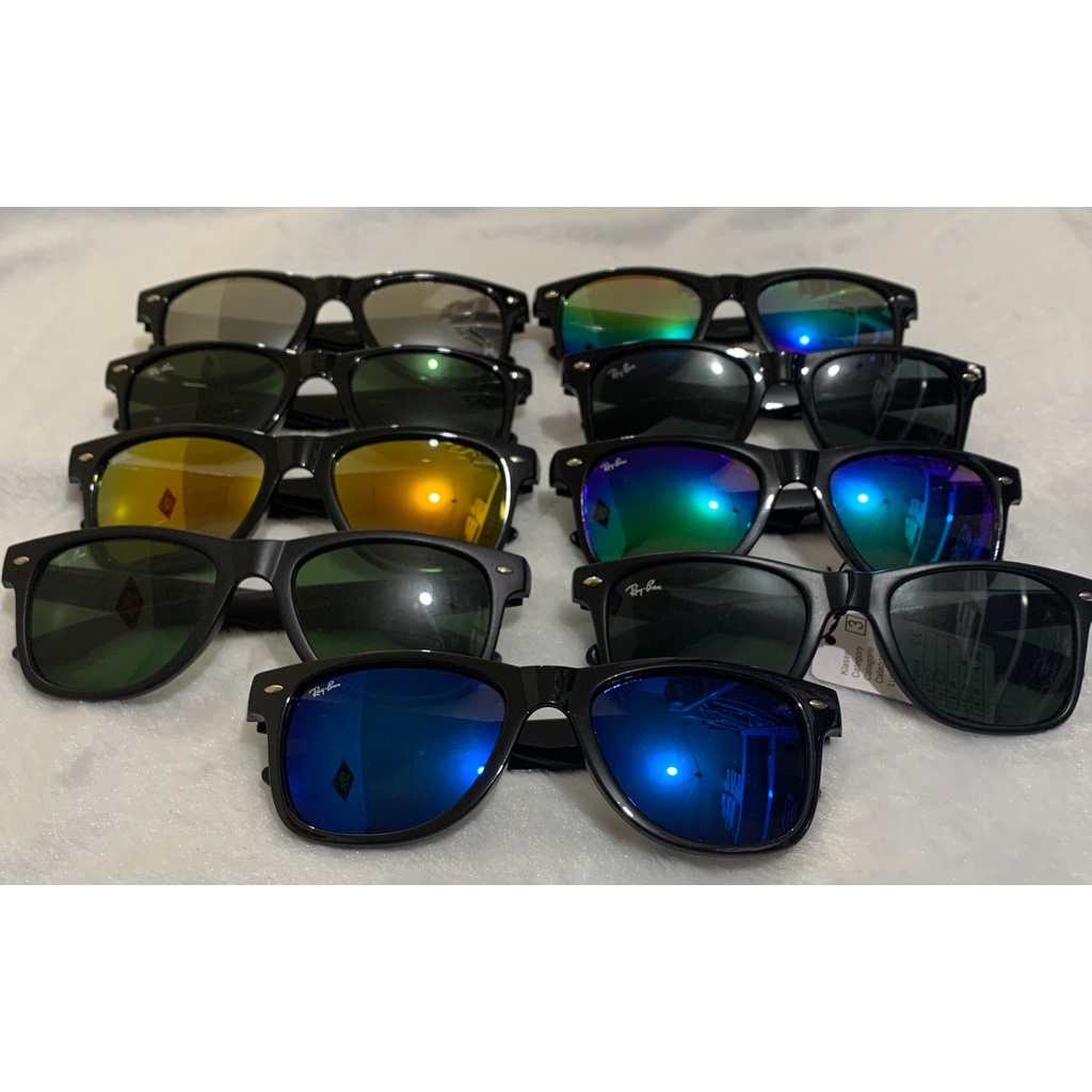 Sunglasses with free case and wiper unisex Shopee Philippines