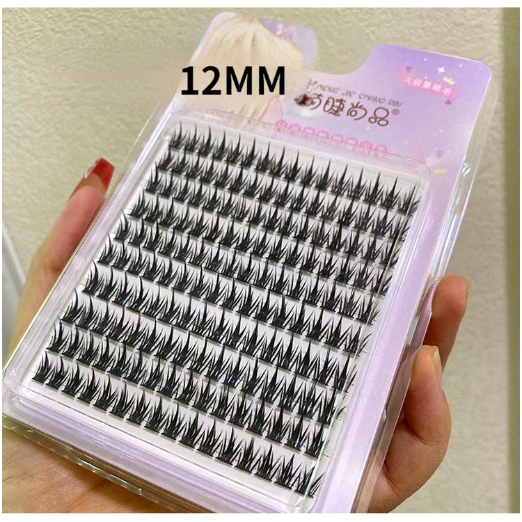 【Free Glue】10 Rows Wheat Spike Eyelash Book Spire False Eyelashes
