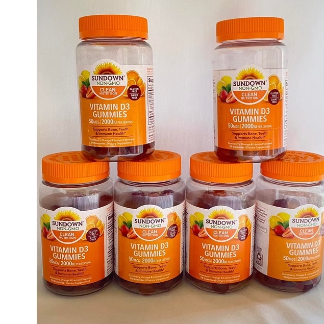 Sundown Naturals Vitamin D3 Gummies 50mcg, 90 ctSEP 2023 EXPIRY