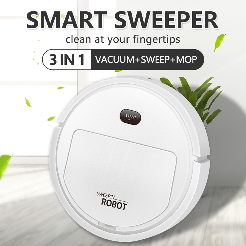 COD Smart Automatic Sweeping Robot Cleaning Robot for Home Use Ultrathin Silent Vacuum Cleaner