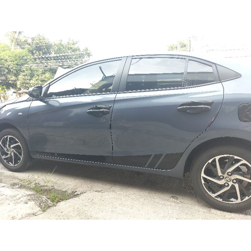 Vios 2022 long side stripes decals | Shopee Philippines