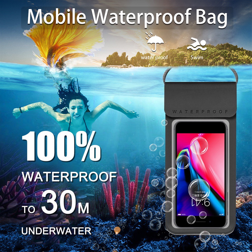 Waterproof Phone bag Cellphone case Touchscreen Universal Diving pouch