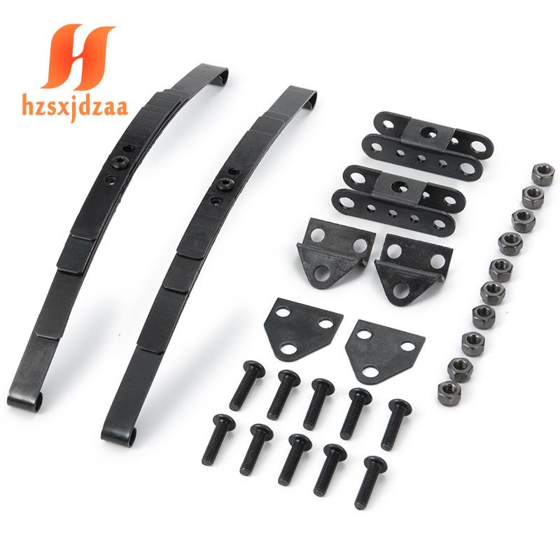 Hard Leaf Spring Suspension Bar Set for 1:10 RC Rock Crawler,Black ...