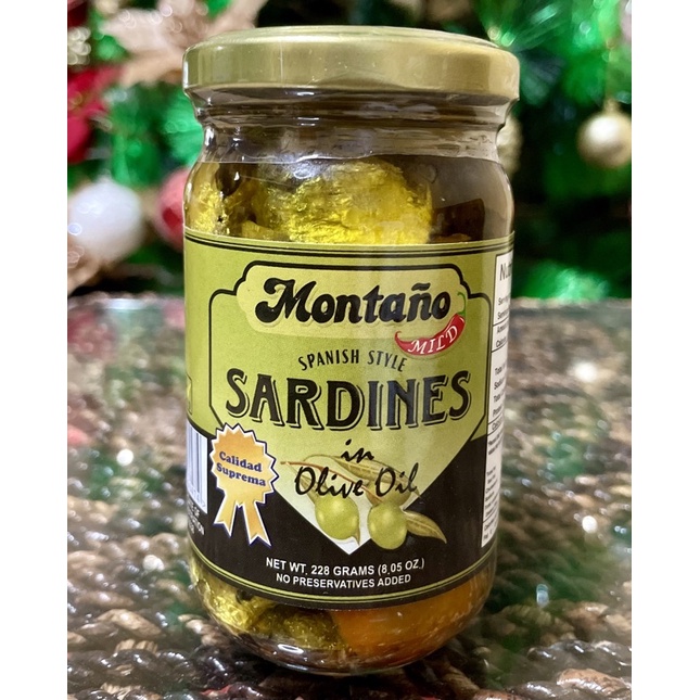 Montaño Spanish Style Sardines in Olive Oil Mild Shopee Philippines