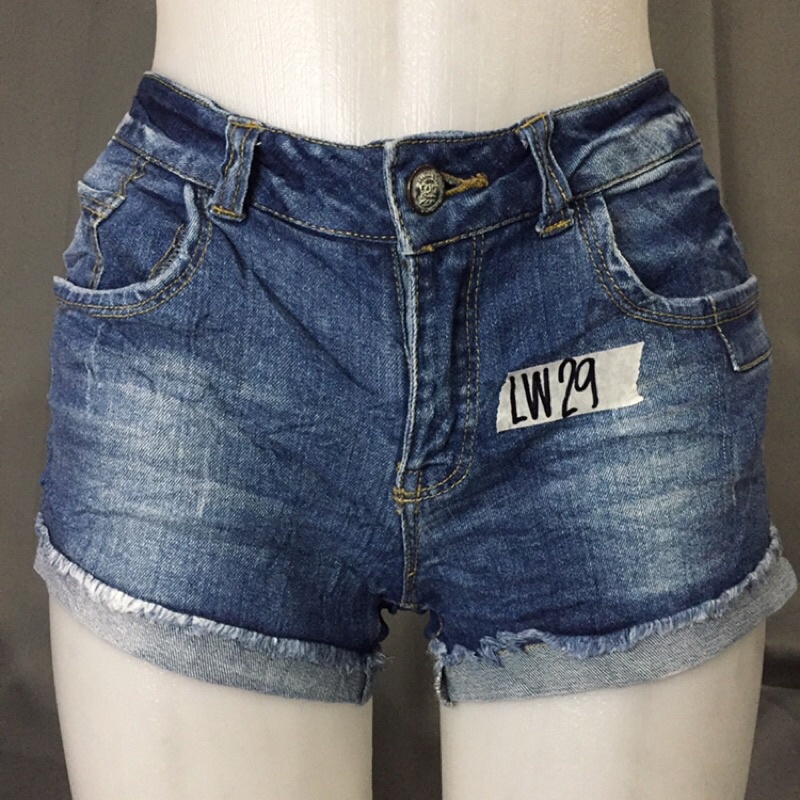 Low Waist Denim Shorts