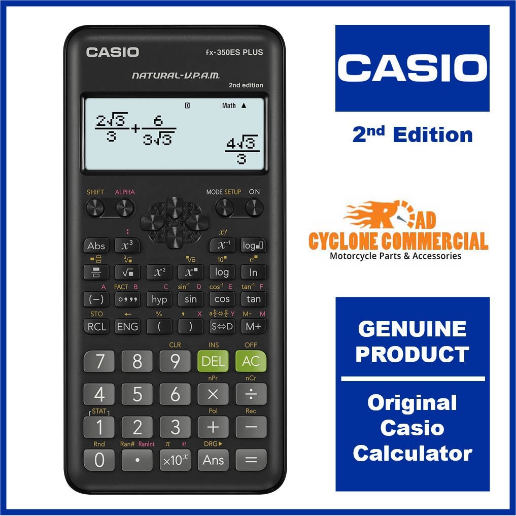 CASIO Fx350ES Plus Scientific Calculator Original 2nd Edition