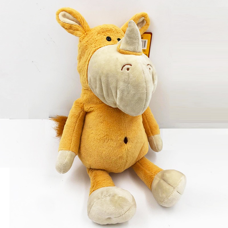 STUFFED TOY 16" Rhinoceros Plush Kids Standing Toy For Kids | Shopee ...